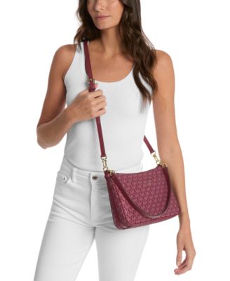 Michael Kors Jet Set Small Nylon Top Zip Pochette Crossbody Bag