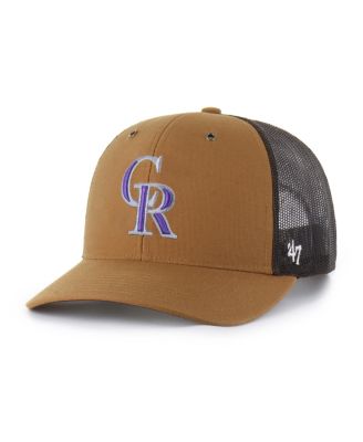 '47 Brand - Men's Brown Colorado Rockies Trucker Adjustable Hat