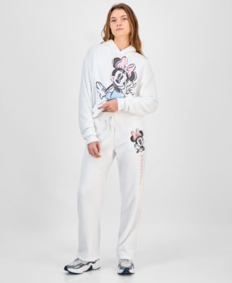 Disney - Juniors' Minnie Drawstring Woobie Joggers