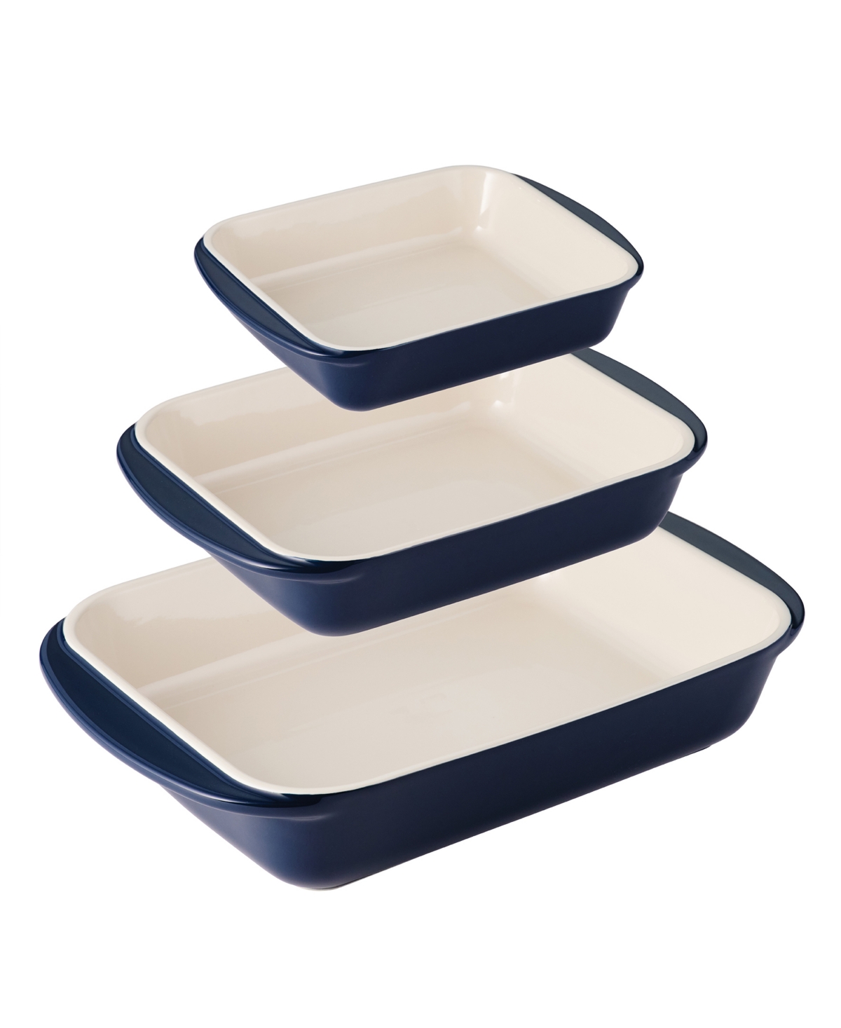 Tramontina Mae Porcelain Enameled 3-piece Bakeware Set In Blue