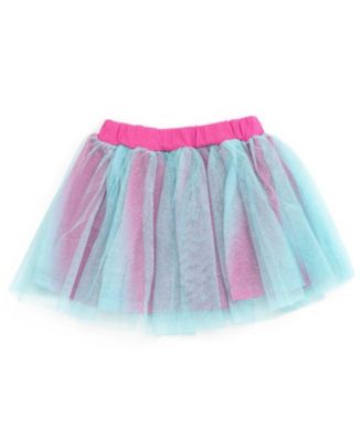 Toddler Girls Elmo Abby Cadabby T-Shirt Tulle Skirt and Scrunchie 3 Piece Outfit Set to