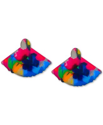 Liora Fan Stud Earrings