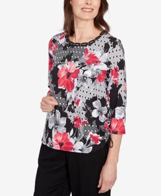 Petite Patchwork Floral Top