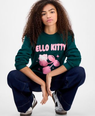 Juniors' Hello Kitty Cherry Graphic Sweatshirt