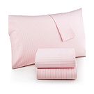 CLOSEOUT! Martha Stewart Collection Chambray 200 Thread Count Cotton Percale Sheet Sets, Only at ...