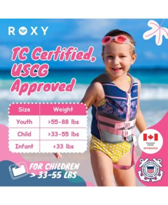 Daily CGA Life vest, PFD for kids with Quick Release Belts and Adjustable Leg Strap