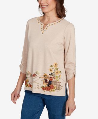 Petite Scarecrow Border Top