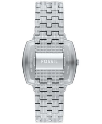 Unisex Nick Jonas x Machine Luxe Aventurine Silver-Tone Stainless Steel Watch, 37mm