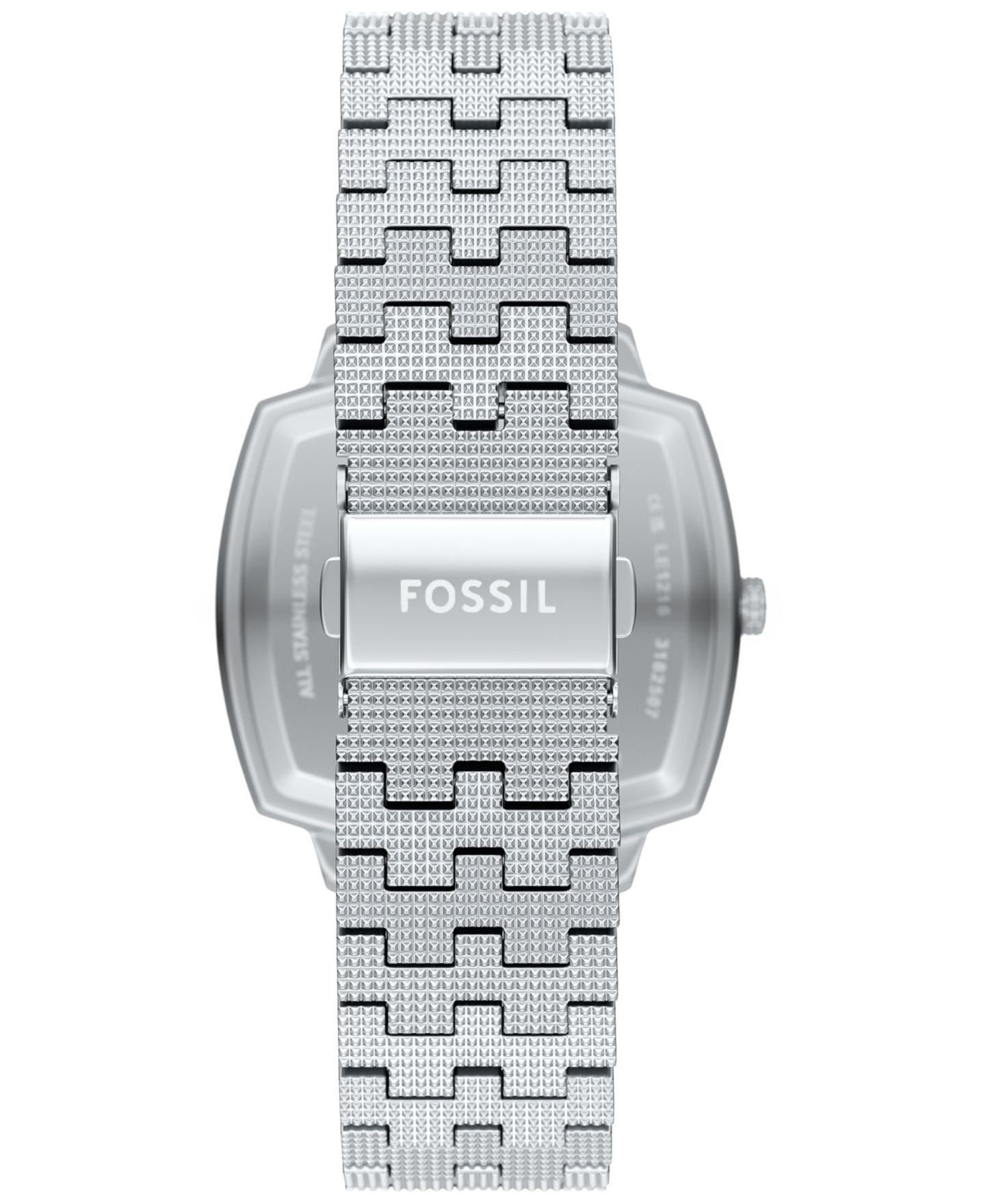 Часы Fossil Unisex Nick Jonas x Machine Luxe Aventurine Silver-Tone Stainless Steel Watch, 37mm — фото 2