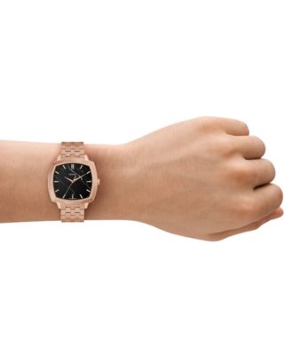 Unisex Nick Jonas x Machine Luxe Marble Rose Gold-Tone Stainless Steel Watch, 37mm