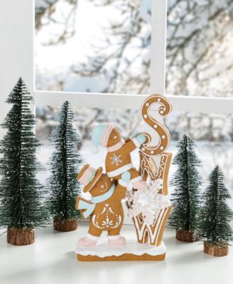 12.5" Resin Christmas Gingerbread Figurine