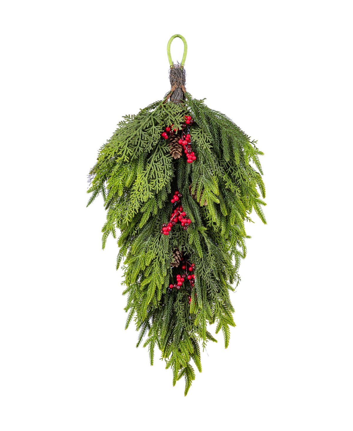31.5" Polyethylene Christmas Dripping Teardrop - Multi