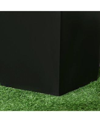 2-Pack MgO Flower Pots with Drainage Hole, Outdoor Planters