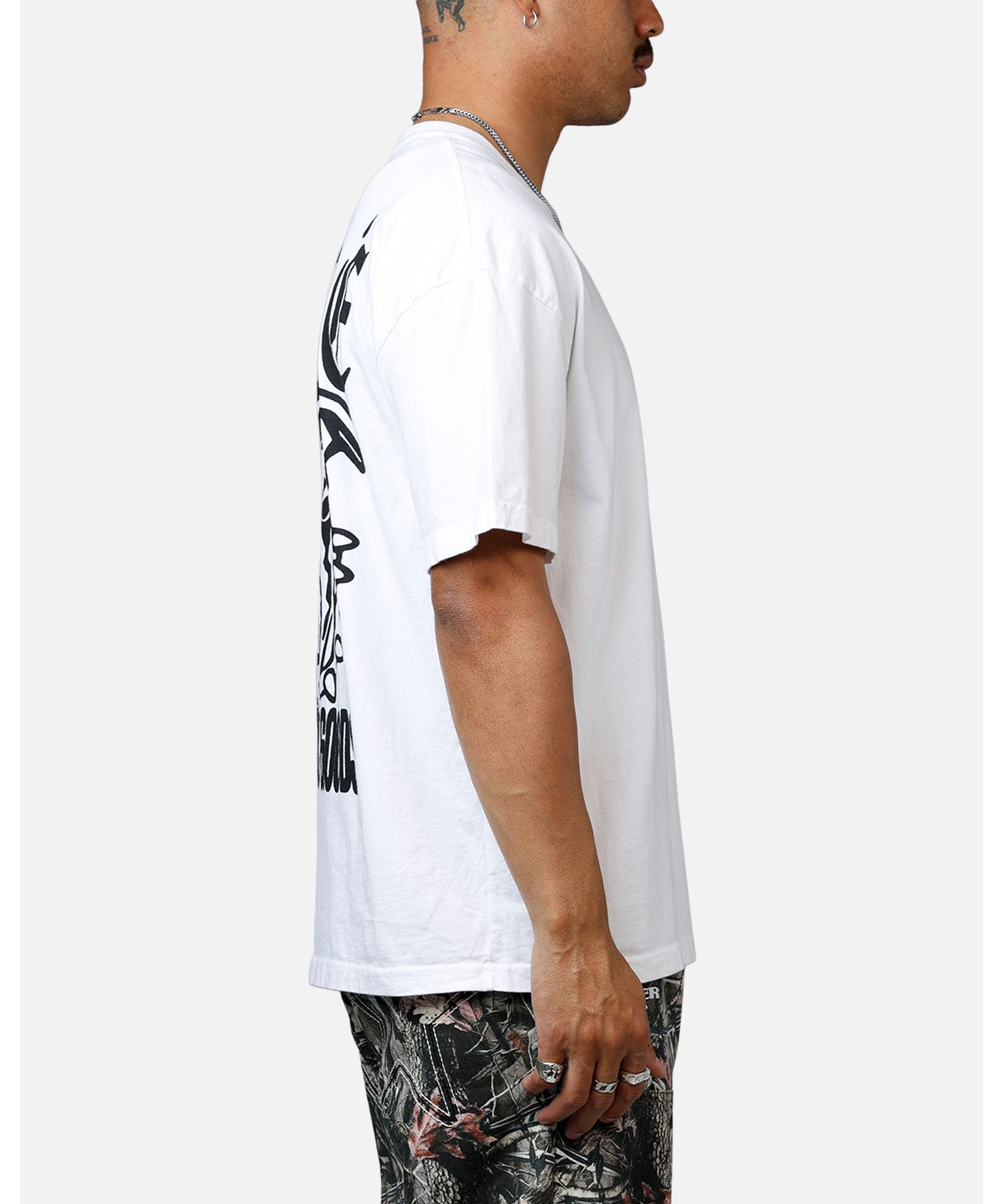 Men's Bulldog Heavyweight T-Shirt - White L