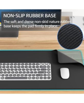 Large Gaming Mouse Pad Extended Mousepad with Micro-Weave Cloth, Non-Slip Base, Water Resist Keyboard Pad for Office Home, 31.5x15.7in