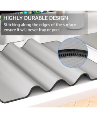 Large Gaming Mouse Pad Extended Mousepad with Micro-Weave Cloth, Non-Slip Base, Water Resist Keyboard Pad for Office Home, 31.5x15.7in