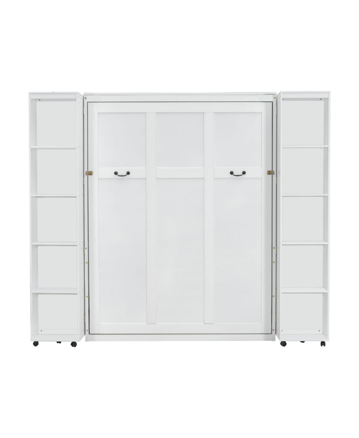 Streamdale Furniture Murphy Bed Wall Bed with Storage Doors