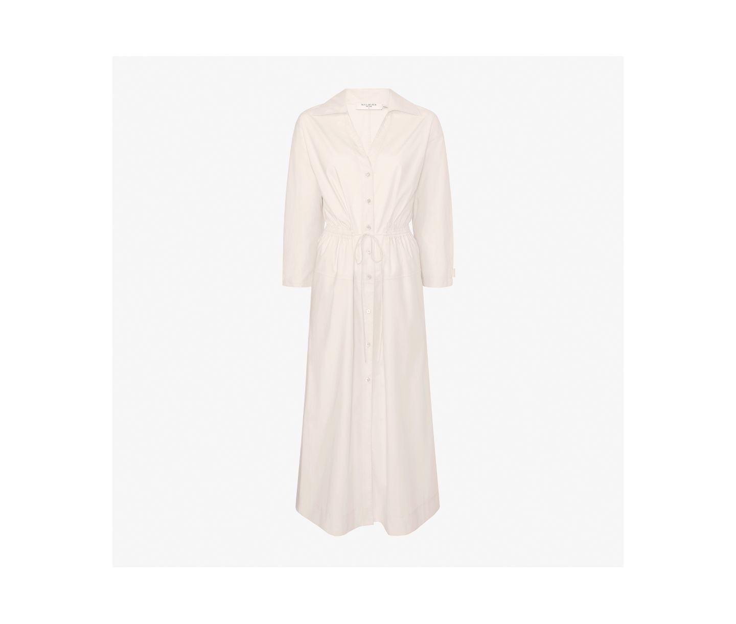 Женское платье M.M.LaFleur Boden Al Fresco - Cotton Poplin, цвет: Яичная скорлупа — фото 4