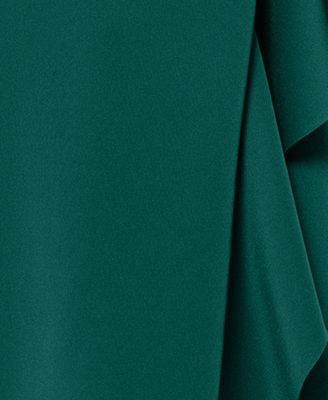 Women's Off-The-Shoulder Ruffled Side-Slit Gown