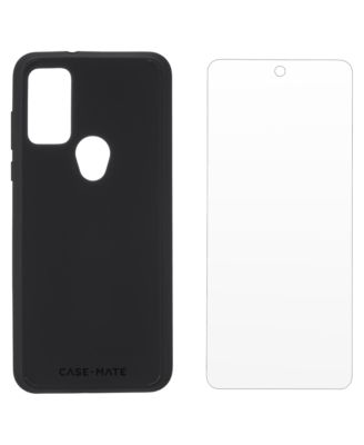 Case-Mate Protection Pack Tough Case and Glass Screen Protector for Motorola Moto G Play (2023)