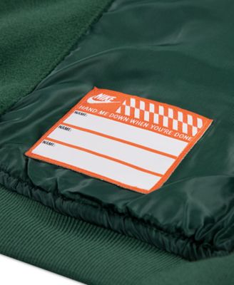 Toddler Boys Hooded Varsity Jacket