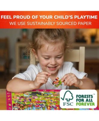 4 x 60 Pieces Jigsaw Puzzles for Kids Ages 4-6