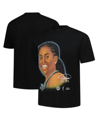 Playa Society - Men's and Women's Jonquel Jones Black New York Liberty Sketch T-Shirt