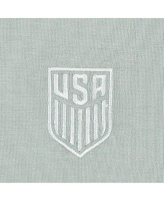 Men's and Women's Green USMNT Luxe Signature Tri-Blend Pullover Hood