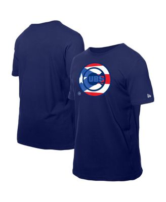 New Era - Men's Royal Chicago Cubs Puerto Rican Flag Logo T-Shirt