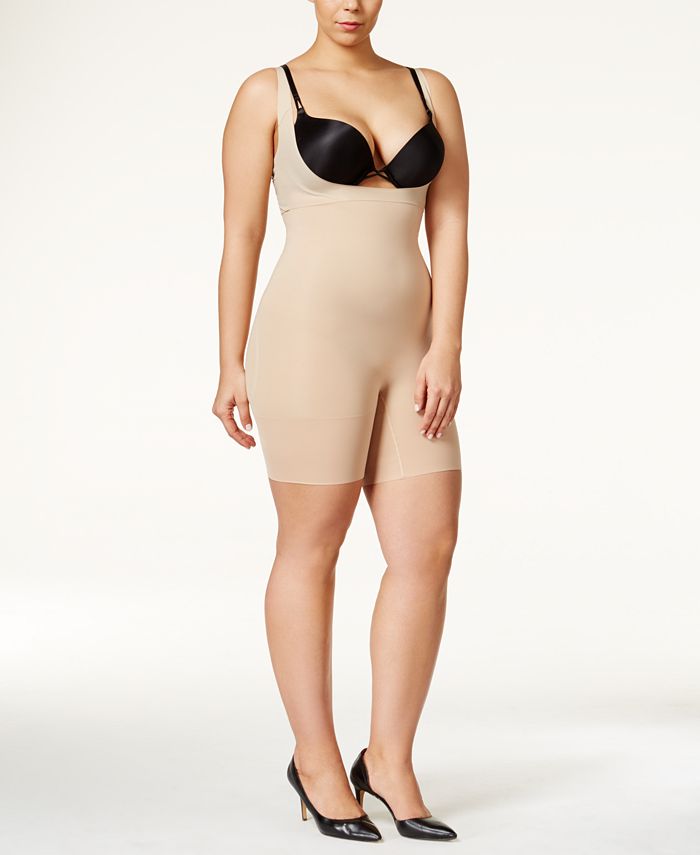 SPANX Firm TummyControl Plus Size OpenBust Bodysuit PS5615 Macy's