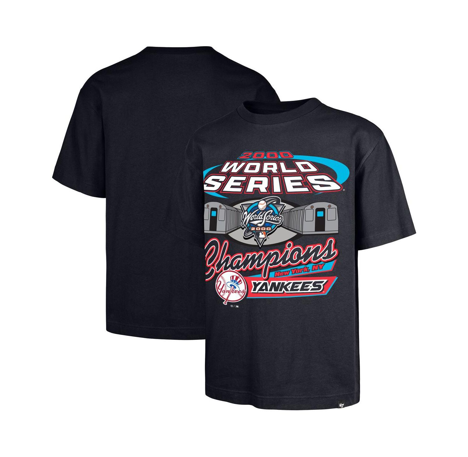 Men's Navy New York Yankees 2000 World Series s Showcase Foundation T-Shirt