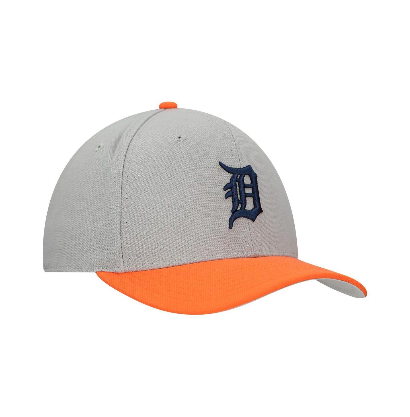 Кепка Mitchell & Ness Gray Detroit Tigers Basic Pro Adjustable Hat — фото 3