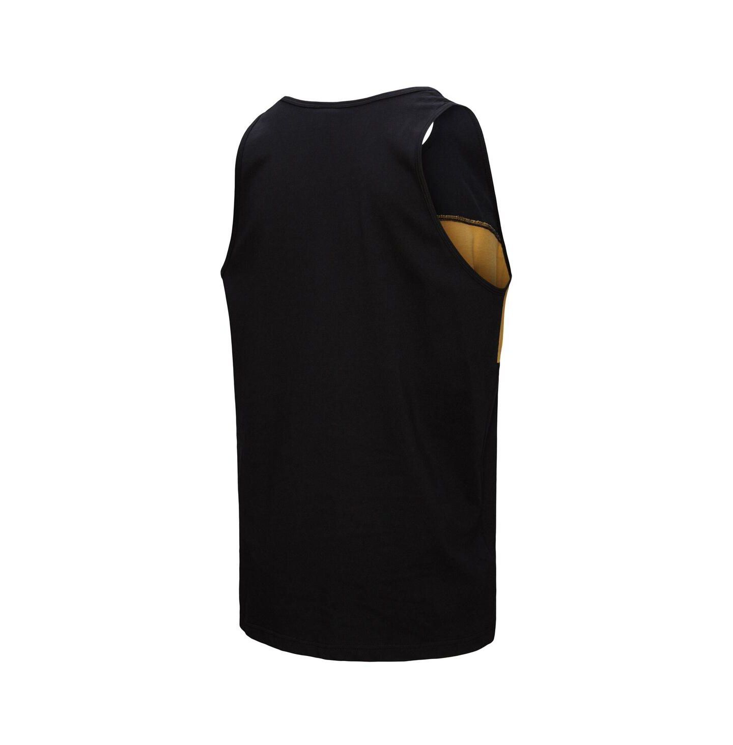 Мужской топ Mitchell & Ness Black New Orleans Saints Retro Color Block — фото 2