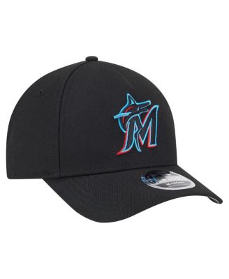 Men's Black Miami Marlins 9FORTY M-Crown Adjustable Hat
