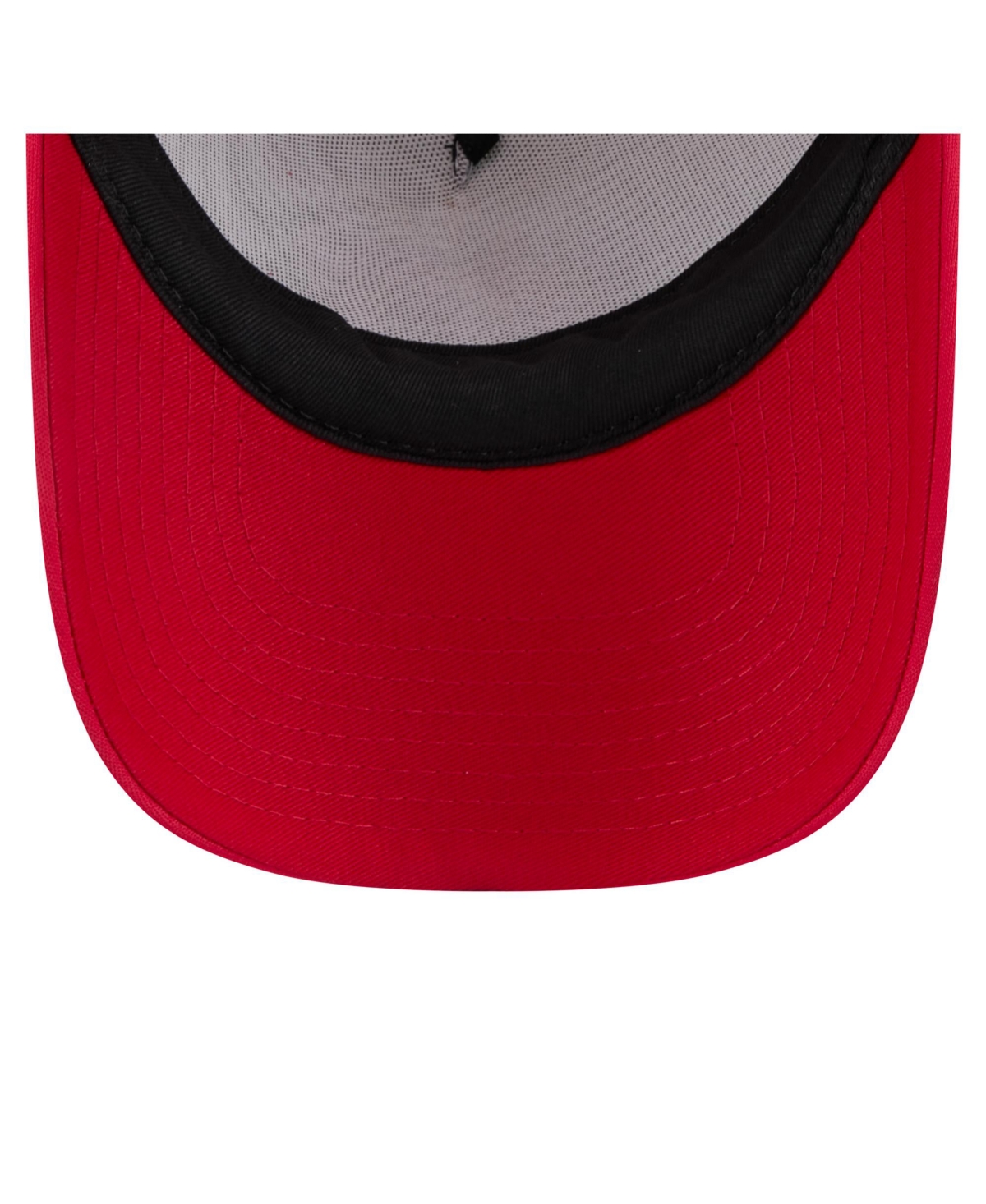New Era Toddler White/red St. Louis Cardinals Painted A-frame 9forty Trucker Adjustable Hat In Red