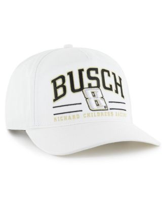 Men's White Kyle Busch Roscoe Hitch Adjustable Hat