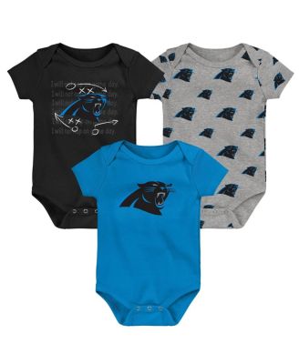 Outerstuff - Baby Boys and Girls Carolina Panthers Team Starter 3-Pack Bodysuit Set