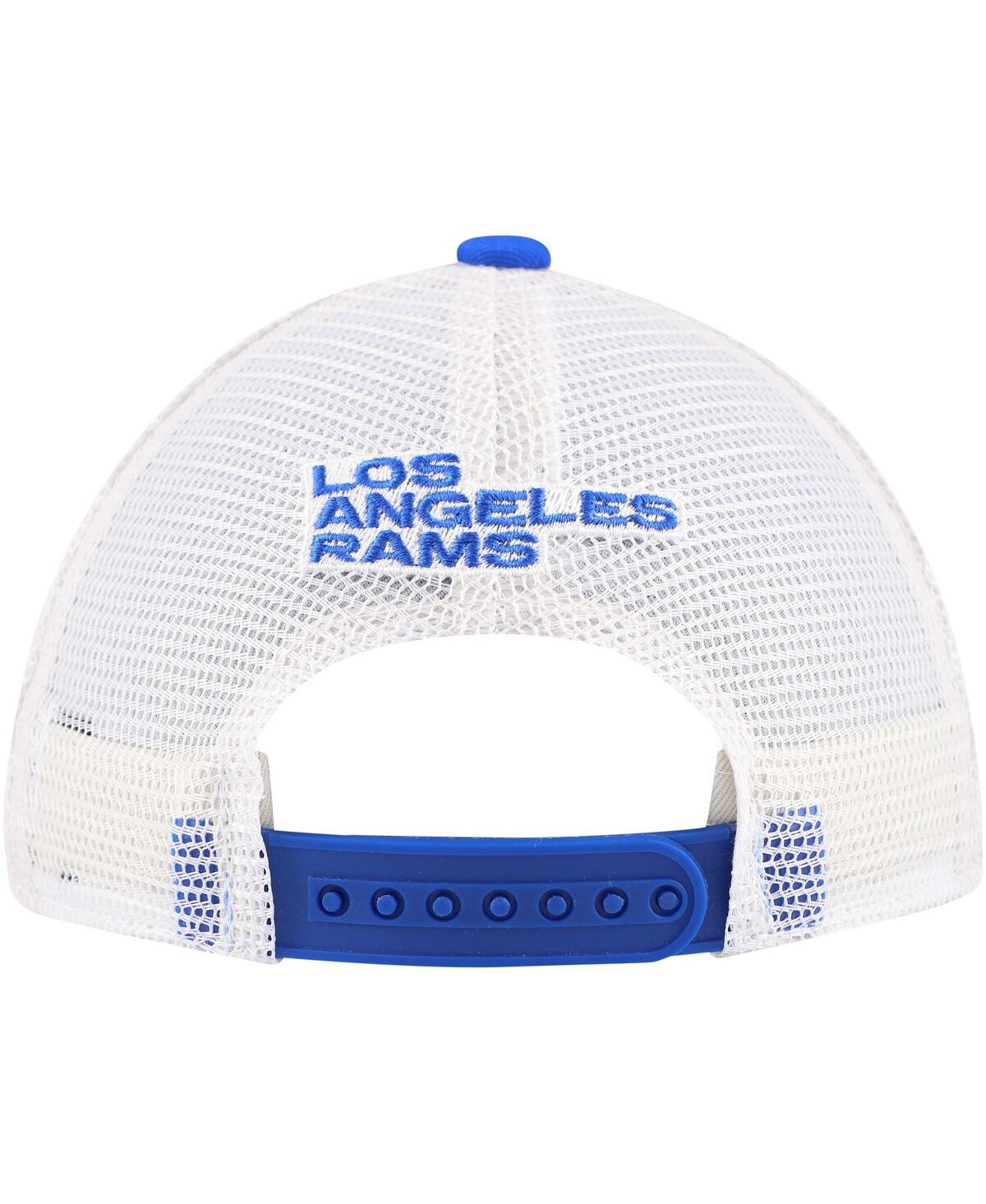 Outerstuff Preschool Royal Los Angeles Rams Core Lockup Trucker Adjustable Hat In Blue