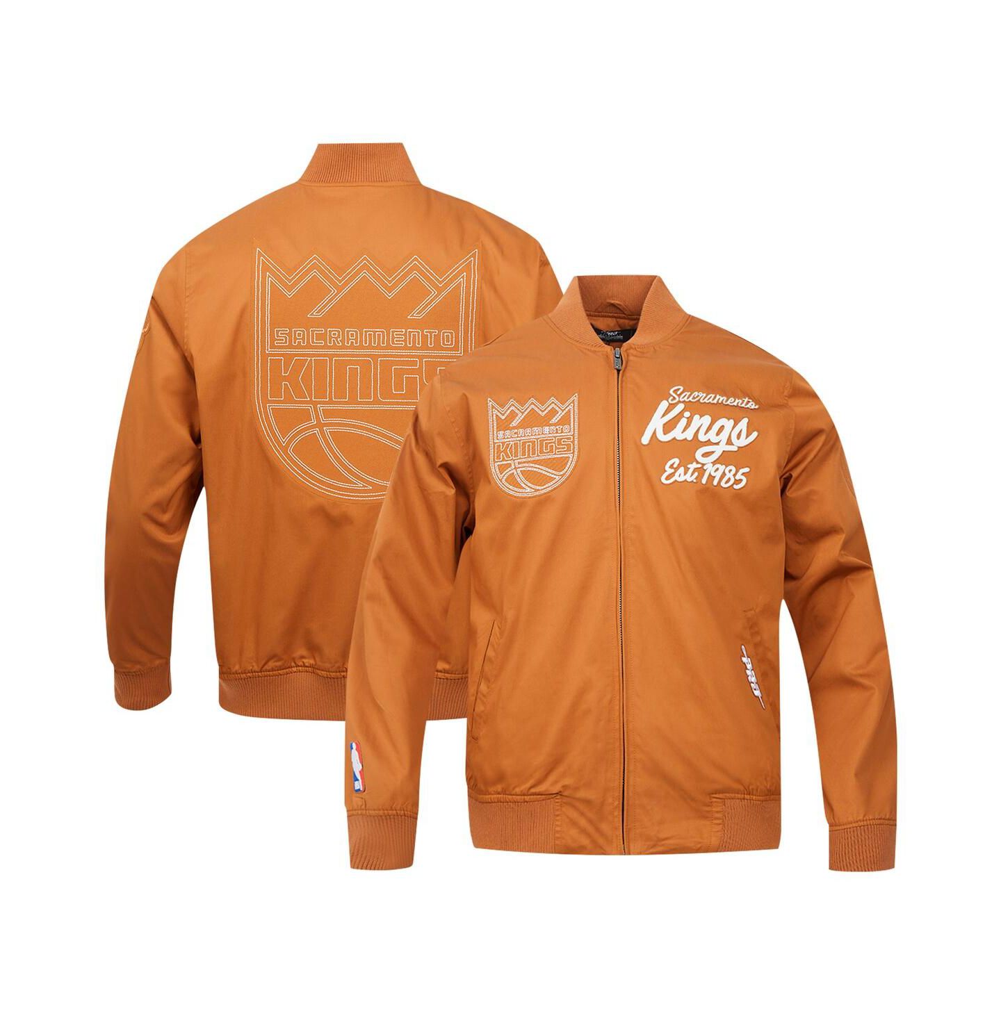 Мужская куртка Pro Standard Brown Sacramento Kings Paint The City Full-Zip — фото 1