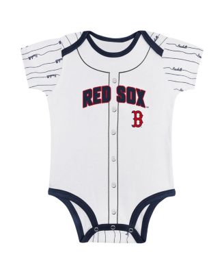 Big Boys and Girls Boston Red Sox Play Ball 2-Pack Bodysuit Set