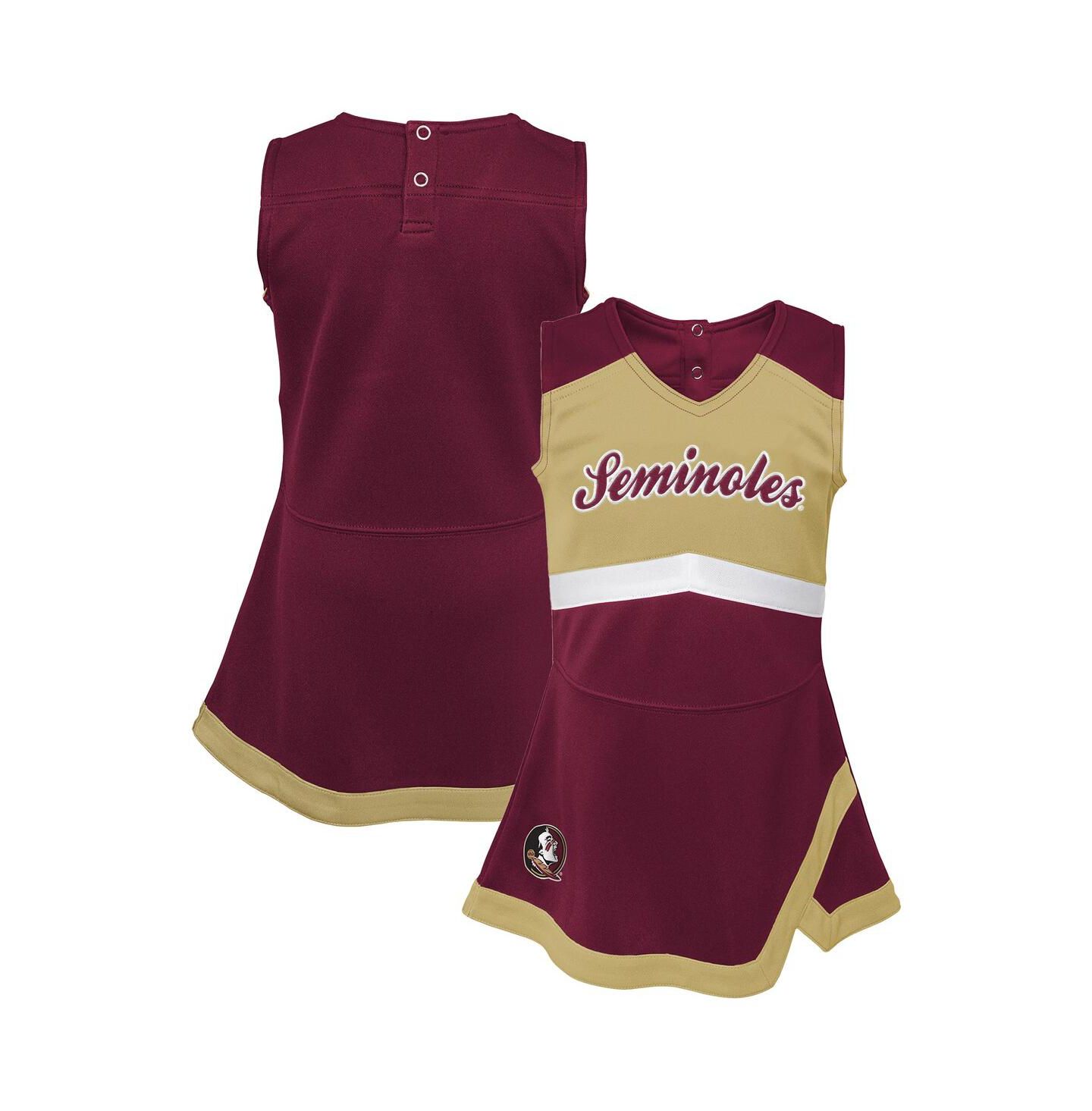 Платье Outerstuff Garnet Florida State Seminoles Cheer Captain Jumper Dress для девочек — фото 1