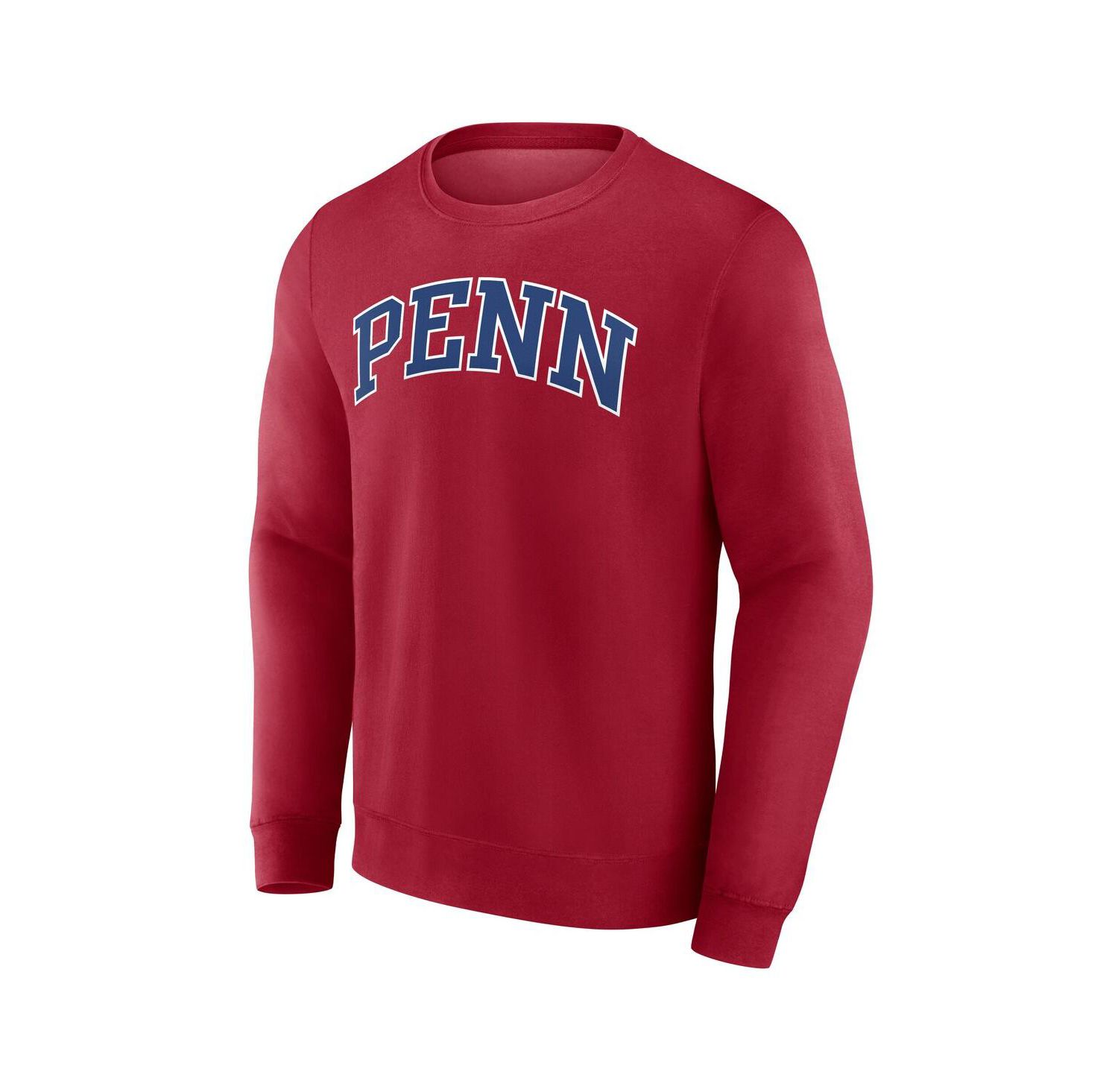Men's Red Pennsylvania Quakers Short Name Pullover Sweatshirt