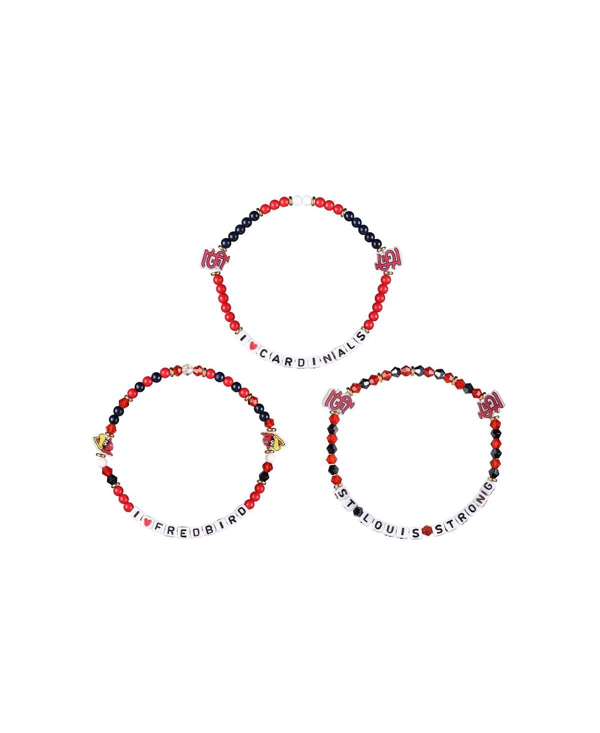 St. Louis Cardinals 3-Pack Friendship Bracelet Set