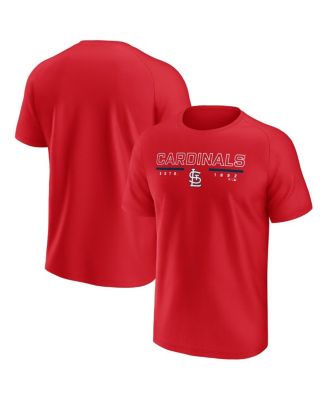 Fanatics - Men's Red St. Louis Cardinals Raglan T-Shirt