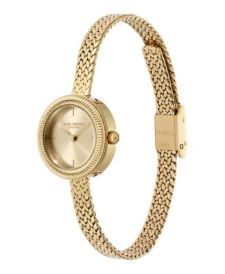 Women's Finery Gold Tone Stainless Steel Mesh Bracelet Watch, 20mm