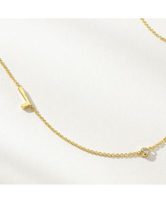 Uncommon James 14k Gold-Plated Personalized Touch Initial Necklace - Gold j 65$