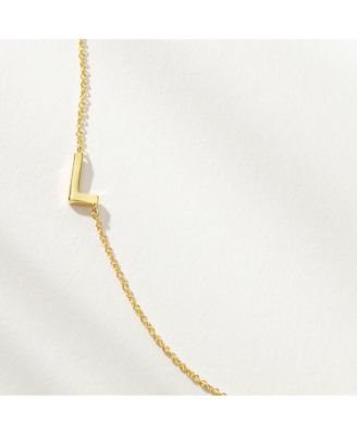 Uncommon James 14k Gold-Plated Personalized Touch Initial Necklace - Gold l