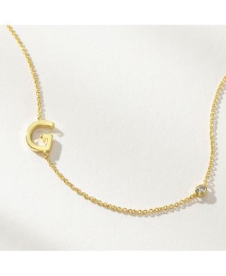 Uncommon James 14k Gold-Plated Personalized Touch Initial Necklace - Gold g 65$