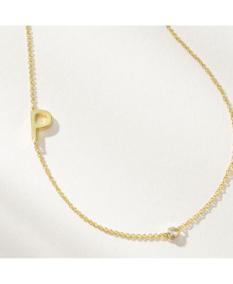 Uncommon James 14k Gold-Plated Personalized Touch Initial Necklace - Gold p 62$