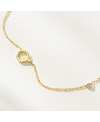 Uncommon James 14k Gold-Plated Personalized Touch Initial Necklace - Gold q 65$